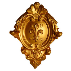 Altın Köşe Saray Tavan Aksesuar Motifi 10-7 cm (MTF35)