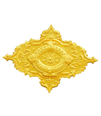 Altın Göbek Ortası Saray Tavan Aksesuar Motifi 63*90 cm (MTF62)