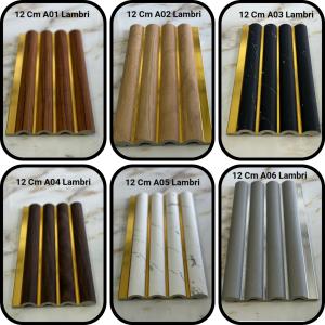 12 CM DIŞ BOMBELİ LAMBRİ MODELLERİ