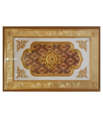 Altın Dikdörtgen Saray Tavan 120*180 cm (DDG31) İTHAL URUN ORJİNAL