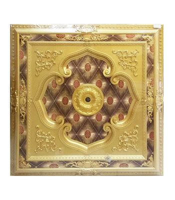 Altın Kare Avizelik Saray Tavan 120 -120cm (KRE27) İTHAL URUN ORJİNAL