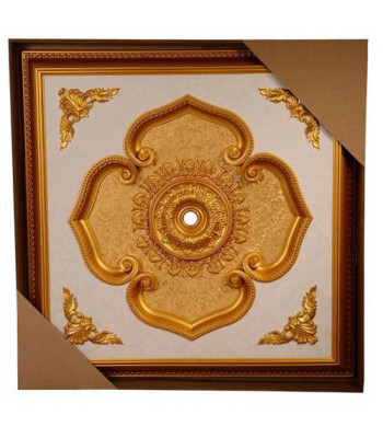 Altın Kare Avizelik Saray Tavan 100-100 cm (KRE30) İTHAL URUN ORJİNAL